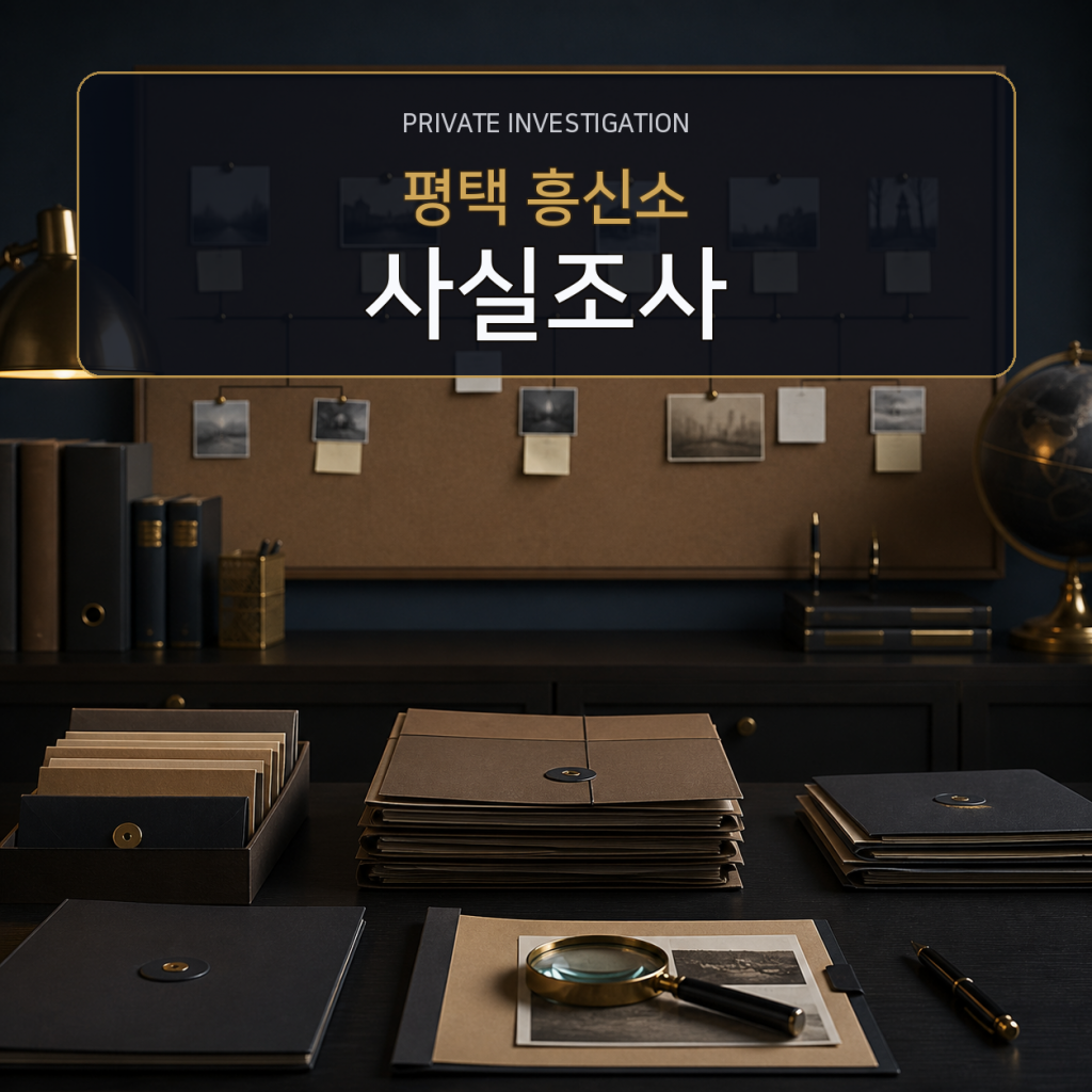 평택 사실관계 조사 전문 흥신소