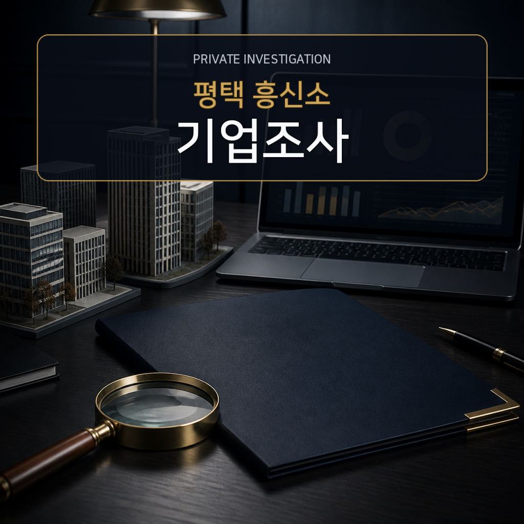 평택 기업·거래처 조사 전문 흥신소