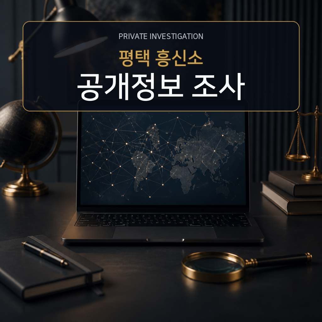평택 디지털 공개정보 조사 전문 흥신소