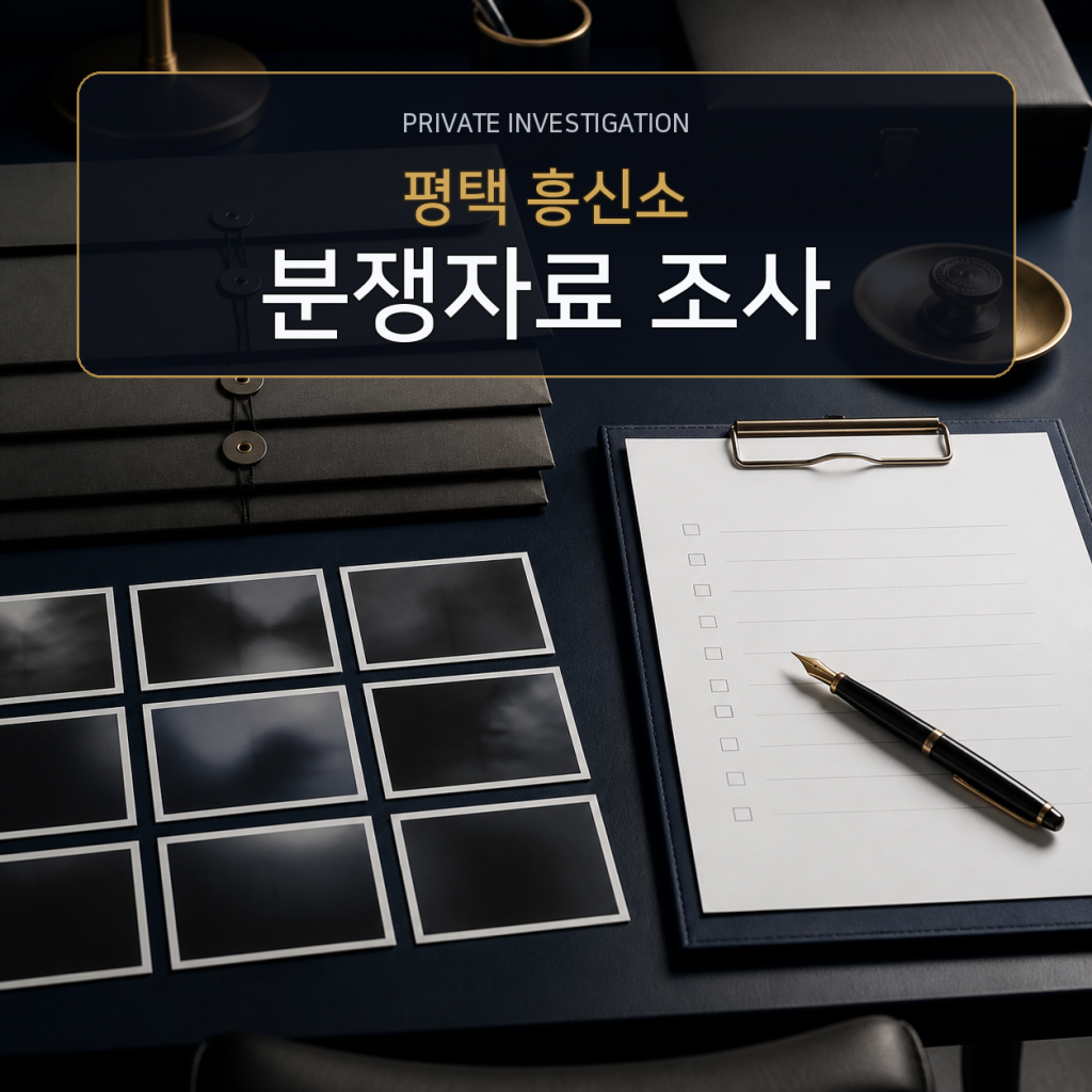 평택 분쟁자료 조사 전문 흥신소